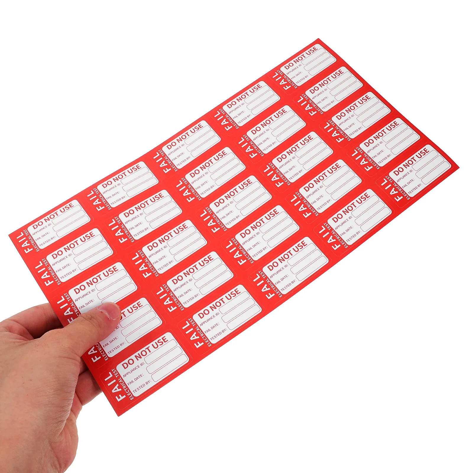 Passed Stickers Quality Inspection Labels Adhesive Warehouse Tested Tags Clear Eye Catching Practical Design Lightweight