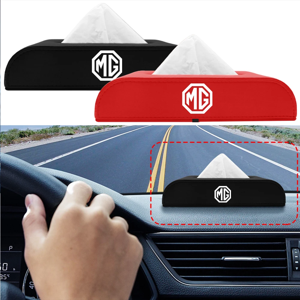 

Для Morris Garages MG Motors GS MG5 MG3 MG4 Hector 3SW салон автомобиля кожаная коробка для салфеток центральная консоль подлокотник чехол для хранения