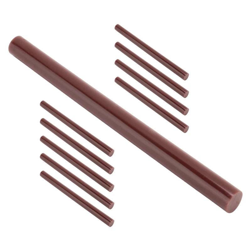 

A47U 10pcs 100mm x 7mm Adhesive Hot Melt Glue Sticks For Hot Melt Glue Gun Brown
