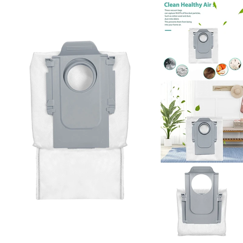 Para xiaomi roborock p10/q revo robô aspirador de pó acessórios saco pó lixo peças reposição