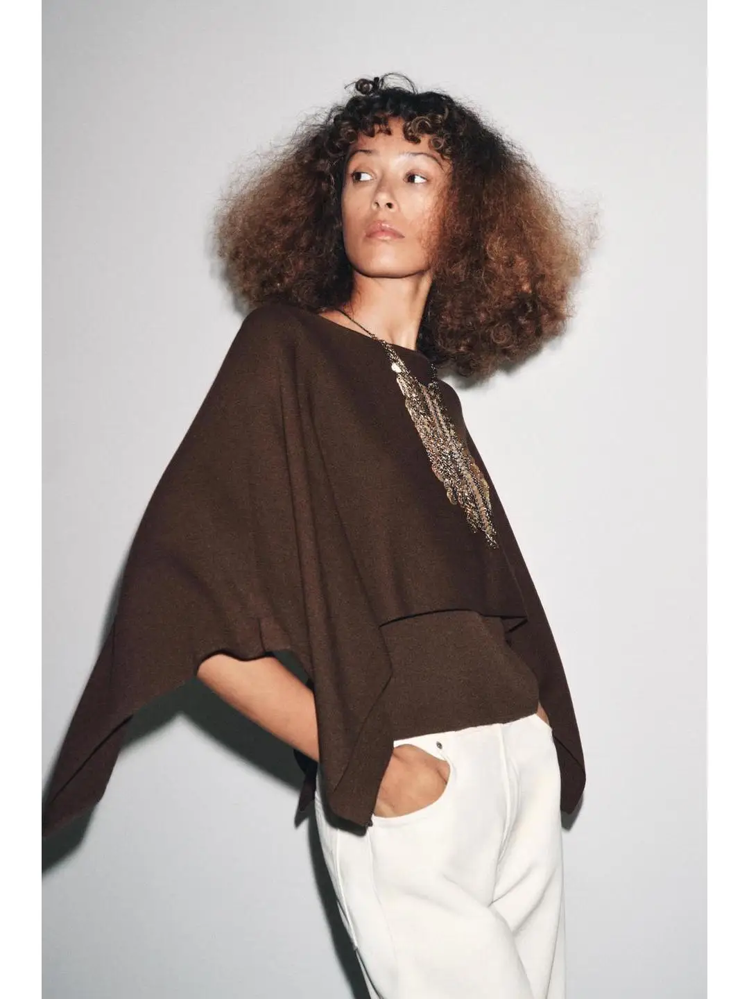 

Повседневный вязаный верх, многослойный, со средним рукавом, одно плечо, яркий Tead, женская мода, большие размеры, внутренняя одежда, обычная длина