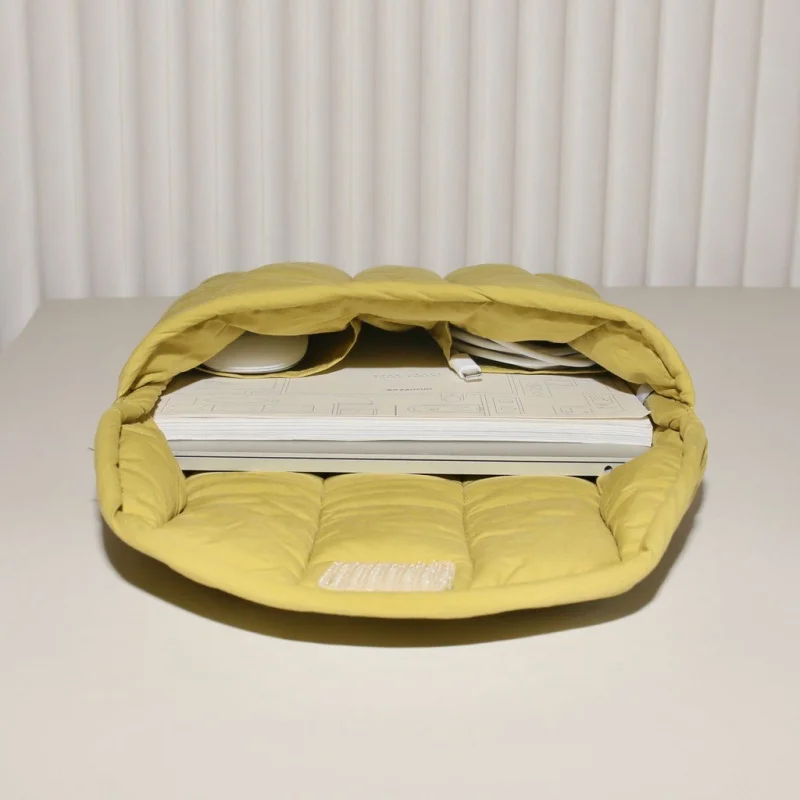 Маленькая ниша в Instagram, популярная космическая хлопковая двусторонняя сумка для компьютера с вышивкой, легкая внутренняя подкладка для MacBook, защита для iPad