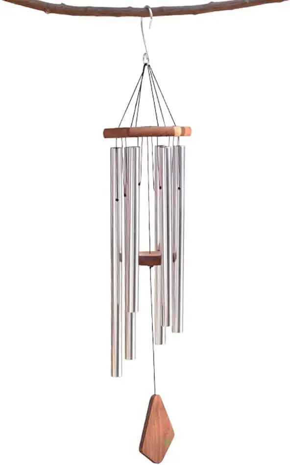 Clearance Hanging Bell Garden Chimes Outdoor Wind Chimes Decorated Hanging Aluminum Tube Memorial Wind Bell Ornament (Color : B)