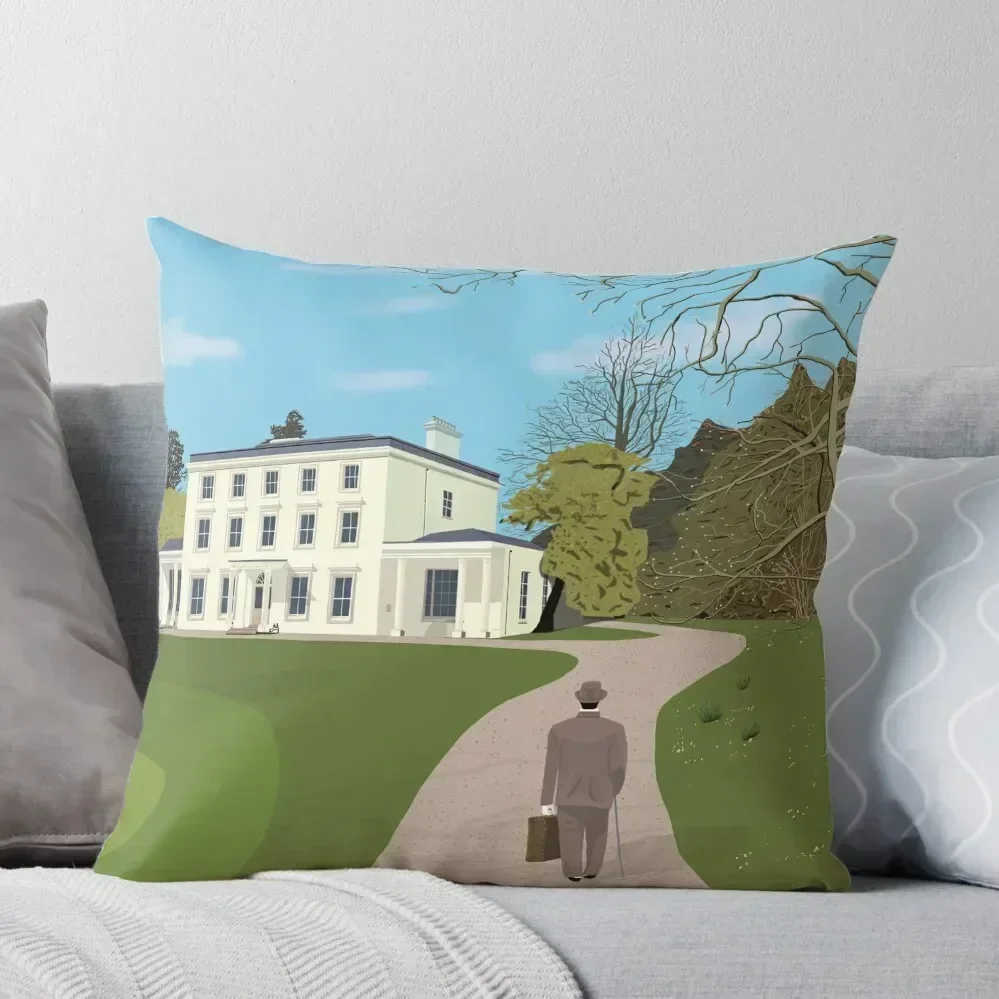

The Visitor Throw Pillow christmas supplies Ornamental Pillow luxury sofa pillows Decorative pillow case