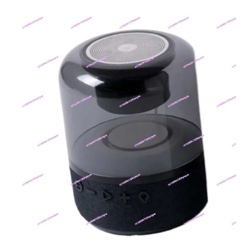 

High quality JY02 bluetooth speaker colorful night light transparent bluetooth audio subwoofer glazed TWS speaker