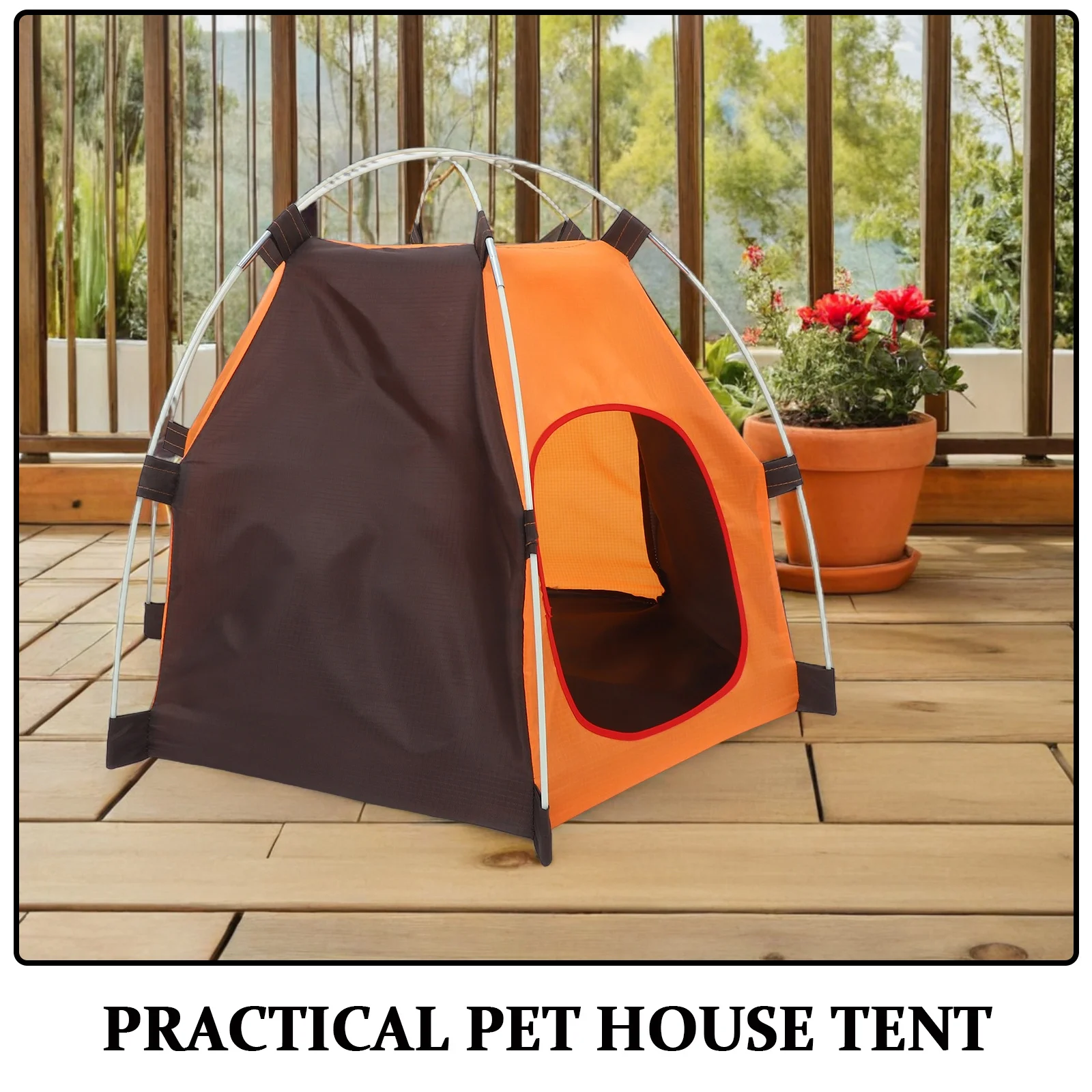 Waterproof Oxford Pet Tent Foldable Dog House For Small Medium Pets Portable Outdoor Indoor Kennel Easy Assembly Flea Proof