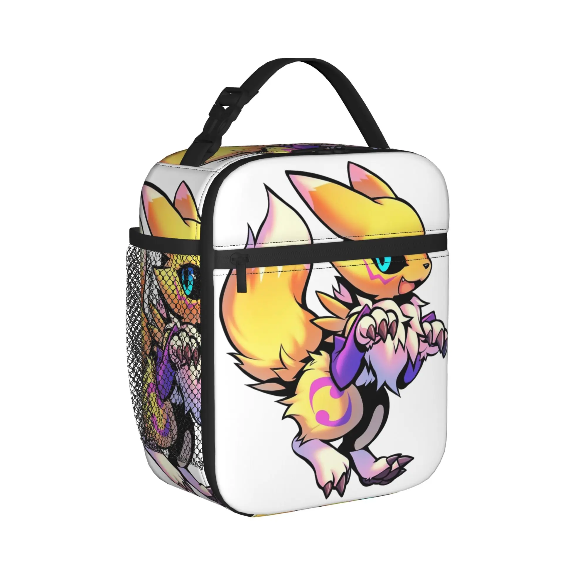 Renard Monster Insulated Lunch Bags Portable Digimon  Lunch Container Thermal Bag Tote Lunch Box College  Picnic Men Women