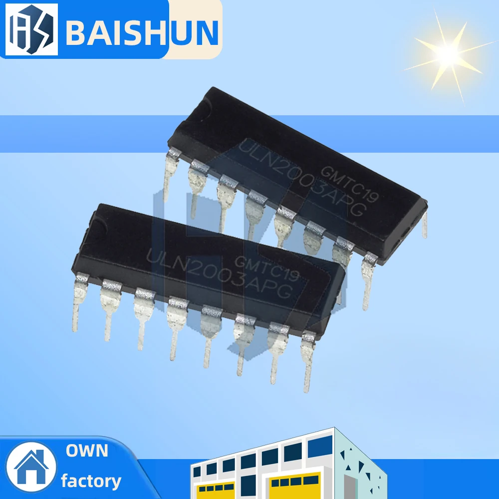 

10PCS ULN2003AN DIP16 ULN2003A DIP-16 ULN2003 ULN2003APG DIP new and original IC