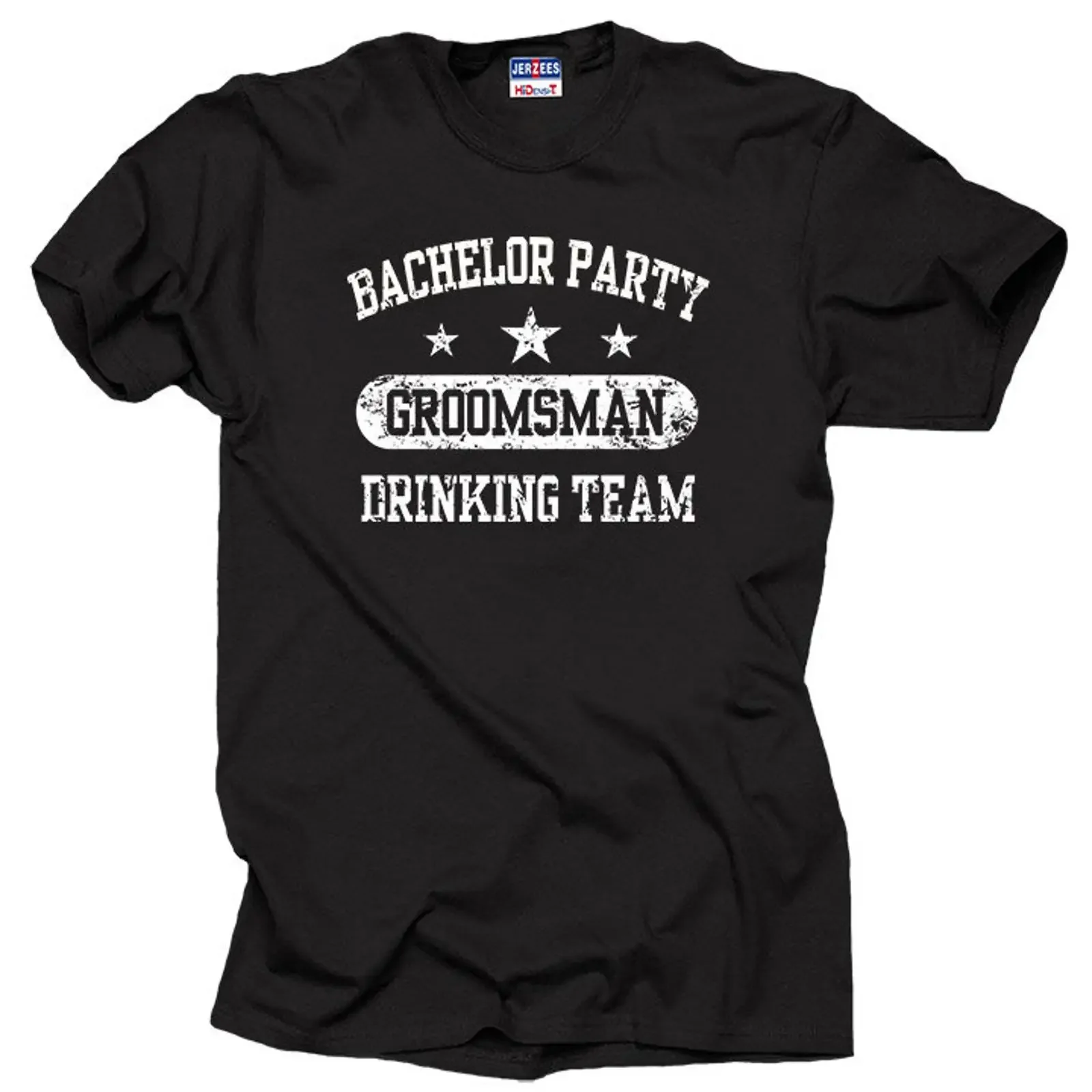 Bachelor Party Groomsman Drinking Team T Shirt Wedding vintage Washed Casual graphic Top For Everyday Wear Unisex fashion homme
