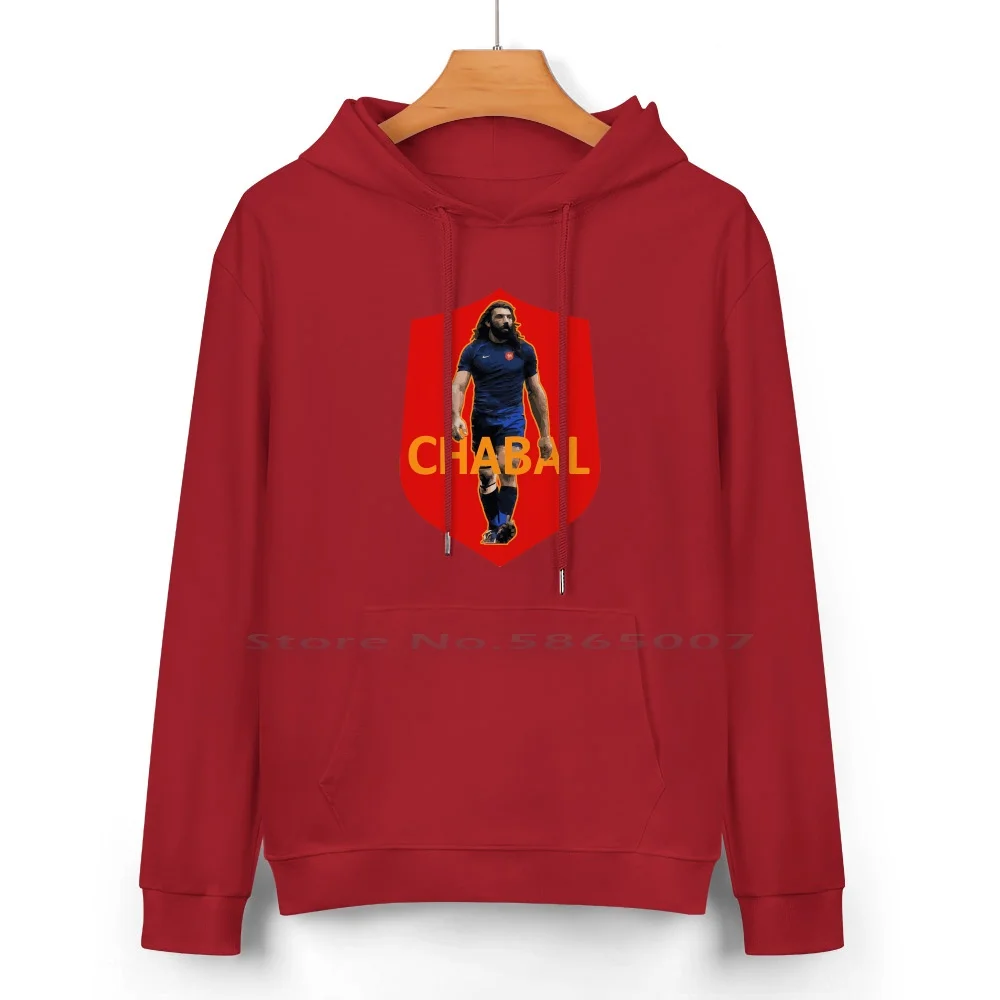Sebastien Chabal Vector Schild Puur Katoenen Hoodie Trui 24 Kleuren Sebastien Chabal Seabass Holbewoner Rugby Union Frans Rugby Rugby