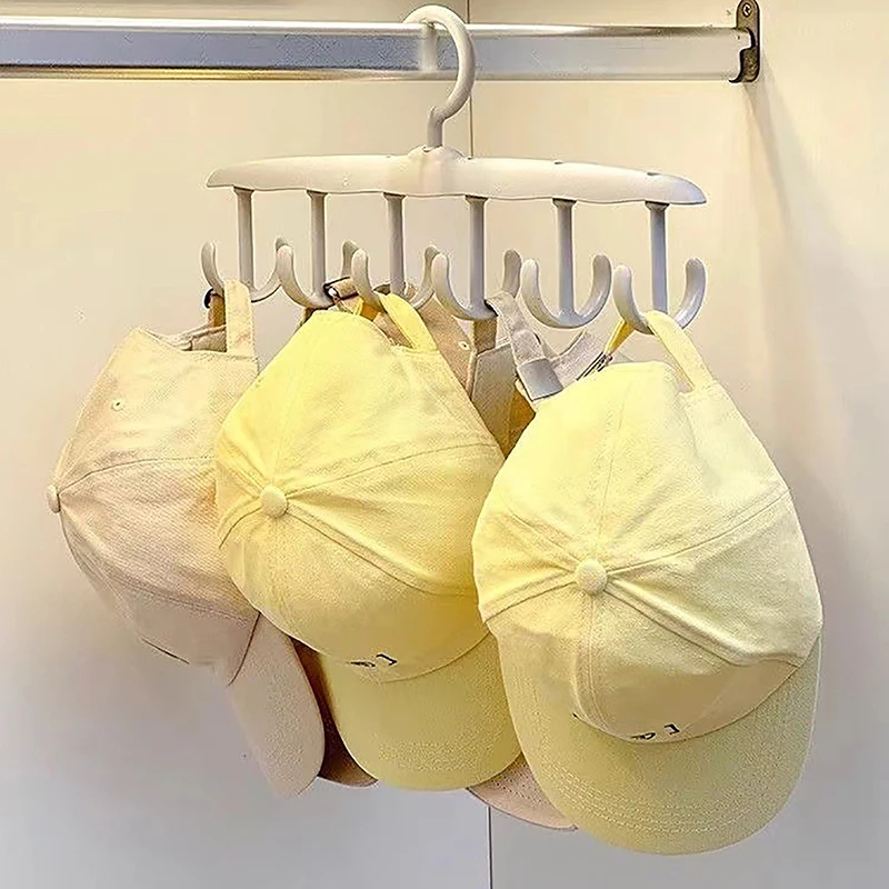 1PC Bra Hanger For Closet,360°Rotating Multi-Functional Racks With Hook For Camisole Hat Belt Bag,Saving Space Vest Storage Rack