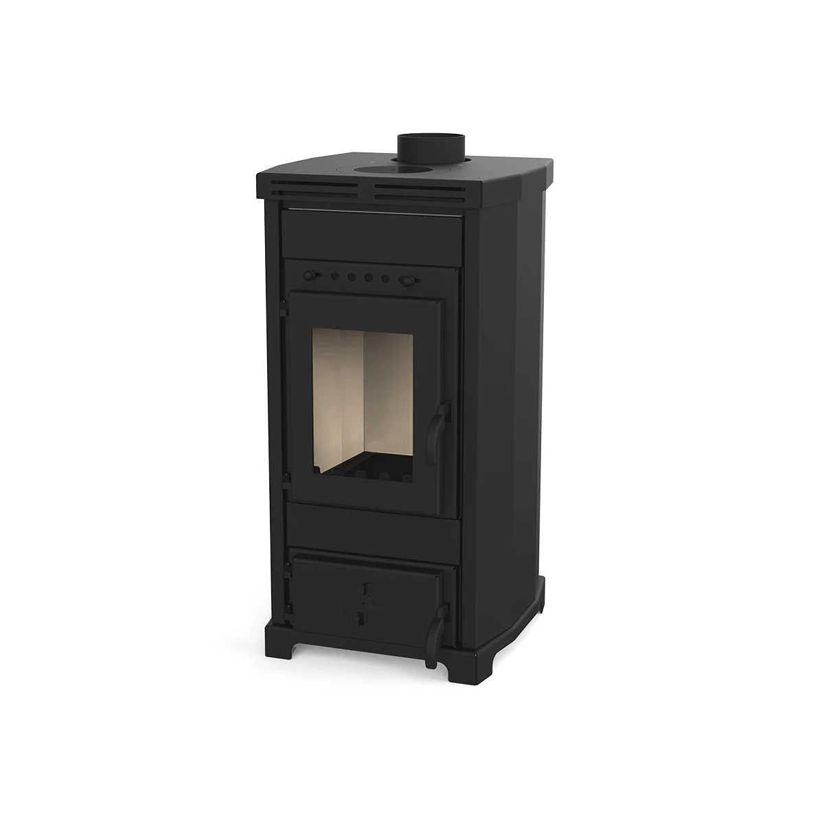 

Luxurious and practicalTraditional Style R0801A Home Heating Wood Burning Stove Smokeless Steel Fireplace for Boiling Water Fire