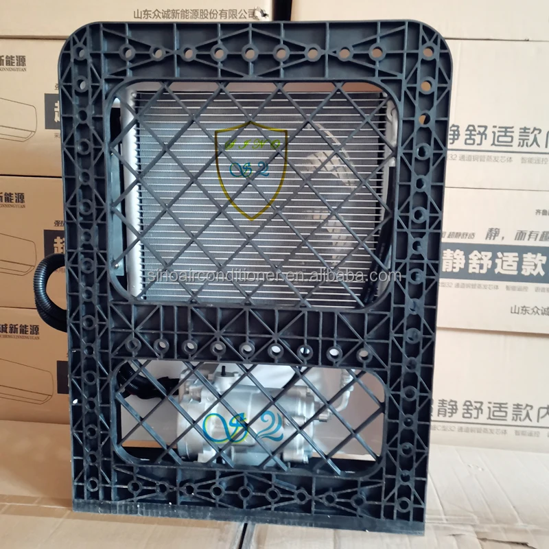 نظام التبريد 12 فولت شاحنة وقوف السيارات مكيف الهواء 12/24 فولت مكيف الهواء وقوف السيارات برودة #5