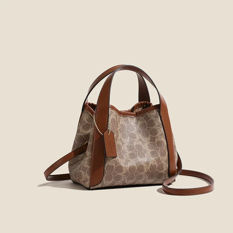 حقيبة تسوق راقية للنساء، محفظة ماسنجر، لون سادة، تصميم عصري واسع جدًا #4