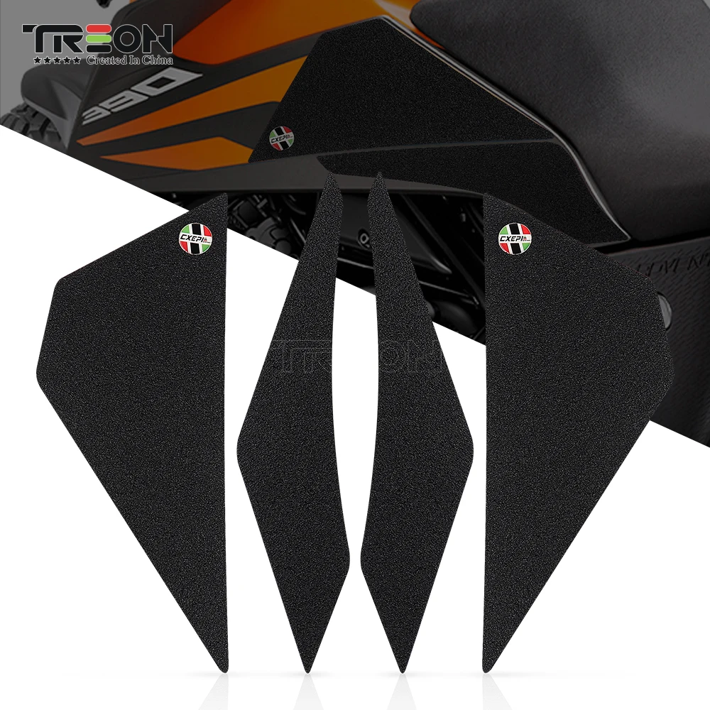 For KTM 390 ADV Adventure 2020 2021 2022 2023 Tank Knee Grip Traction Side Decals Motorcycle Anti Slip Tank Pad Stickers