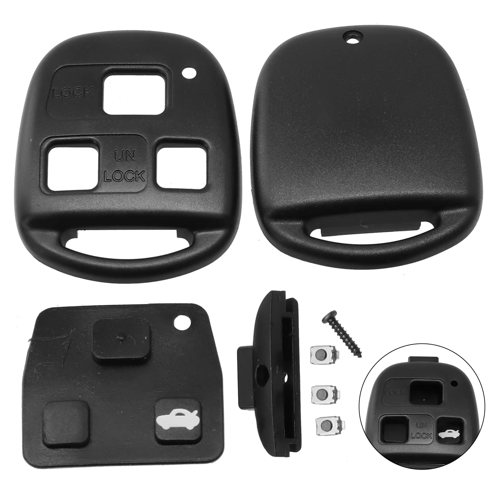 

Car Key Shell Key Button Pad Styling Car Accessories Car Remote Car Tool Key Case Replacement Part High Quality