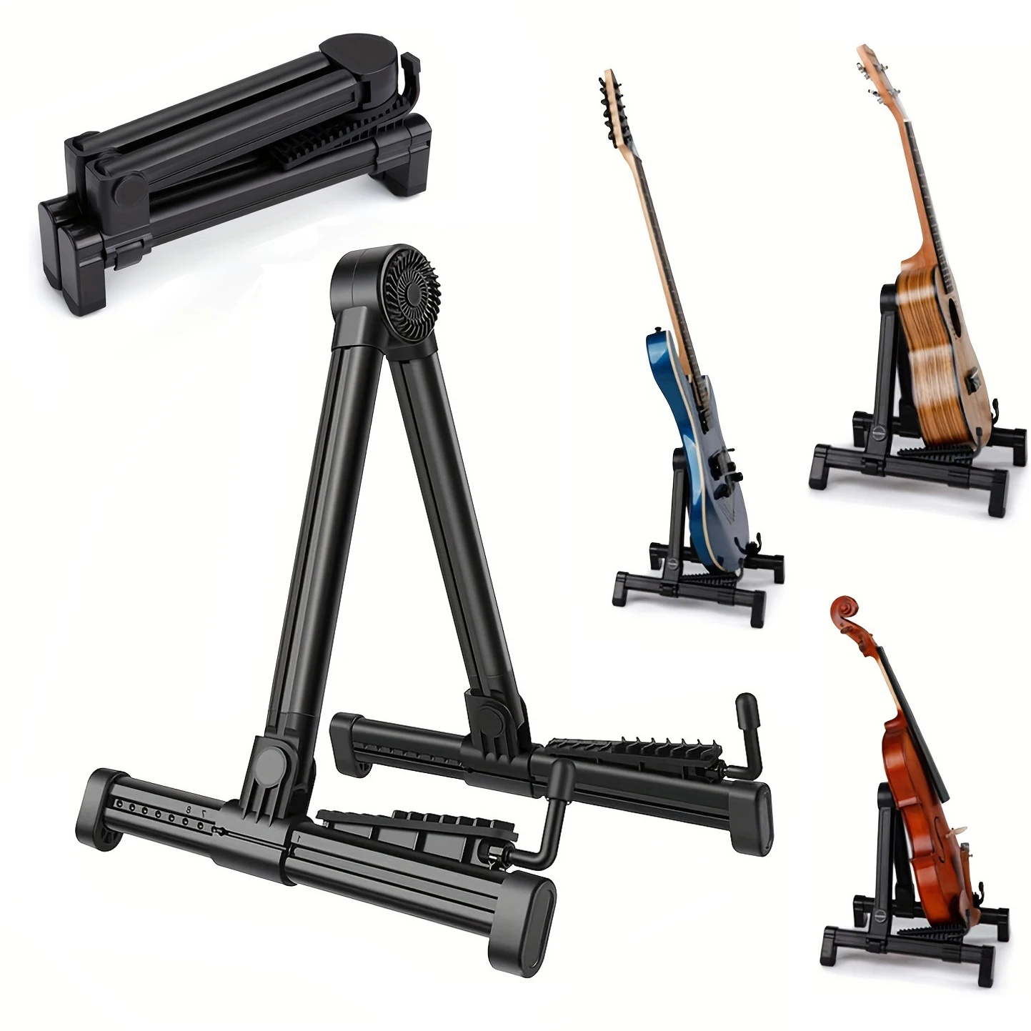 Folding Guitar Stand Height Adjustable for Classical Electri
