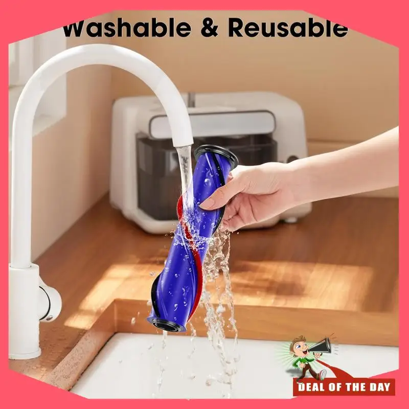 24-часовая замена чистящего средства для Dyson V7 V8 V10 V11 V15, головка с прямым приводом для ковров из паркетного пола, Attachme