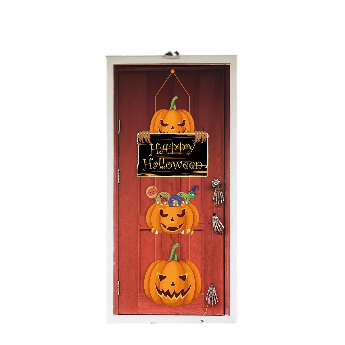 Halloween Party Decoration Pumpkin Magic Hat Door Hanging Ghost Festival Scene Decoration Pendants Hanging Accessories view 6