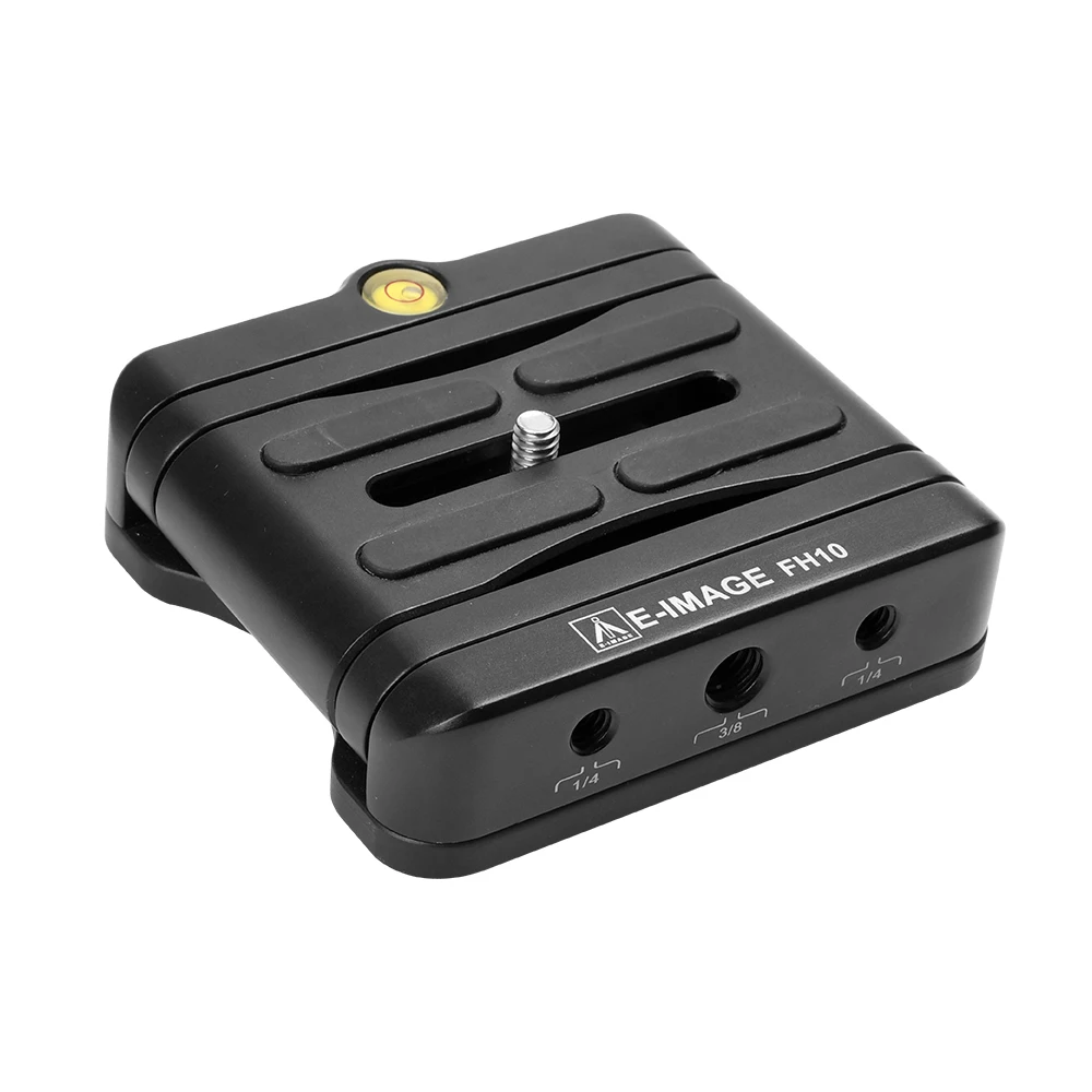 E-IMAGE FH10 رأس Magic Pan Z Flex المائل مع فتحات ملولبة مقاس 1/4 بوصة و3/8 بوصة