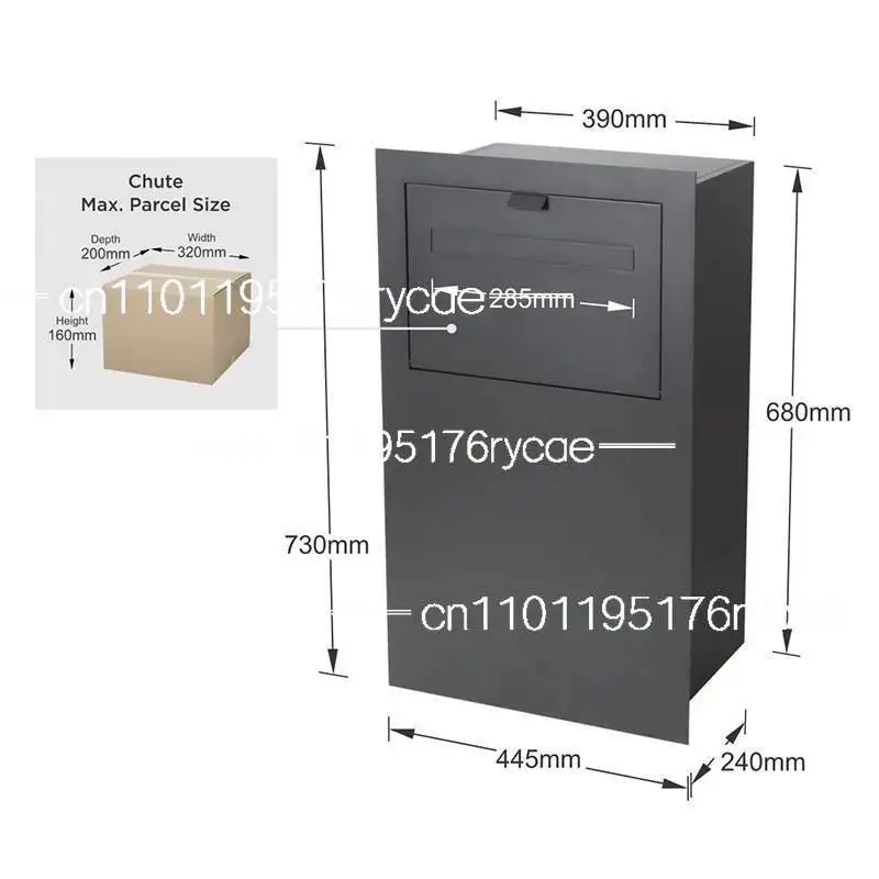 Box Express Self-pickup Cabinet At The Entrance of The Exit Mailbox Anti-theft Express Cabinet Home Office Document Parcel