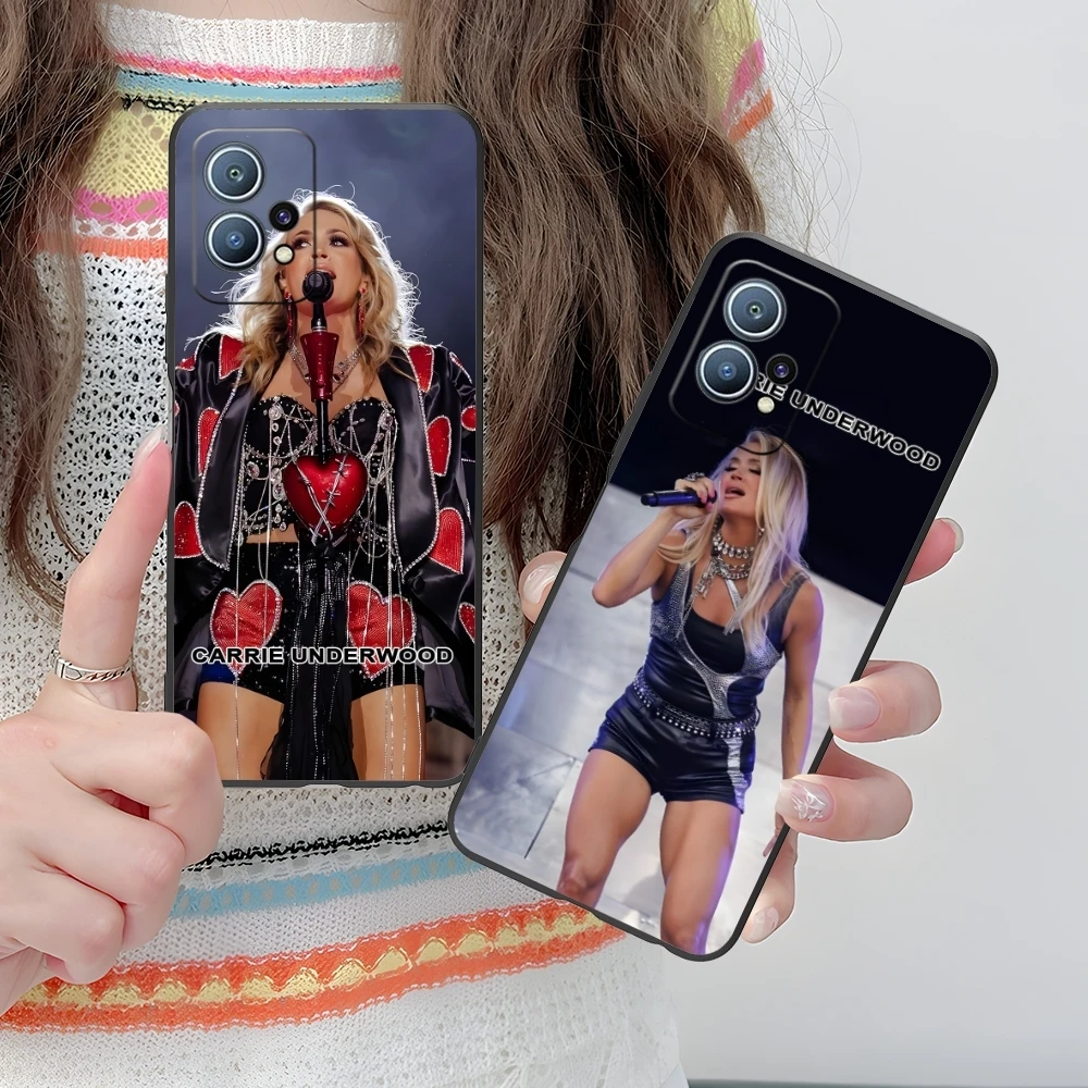 Carrie Underwood Mobile Cell Phone Case for Huawei P60 P50 P40 P30 P20 P10 P9 P8 Pro Lite Plus Black Soft Phone Cover Shell