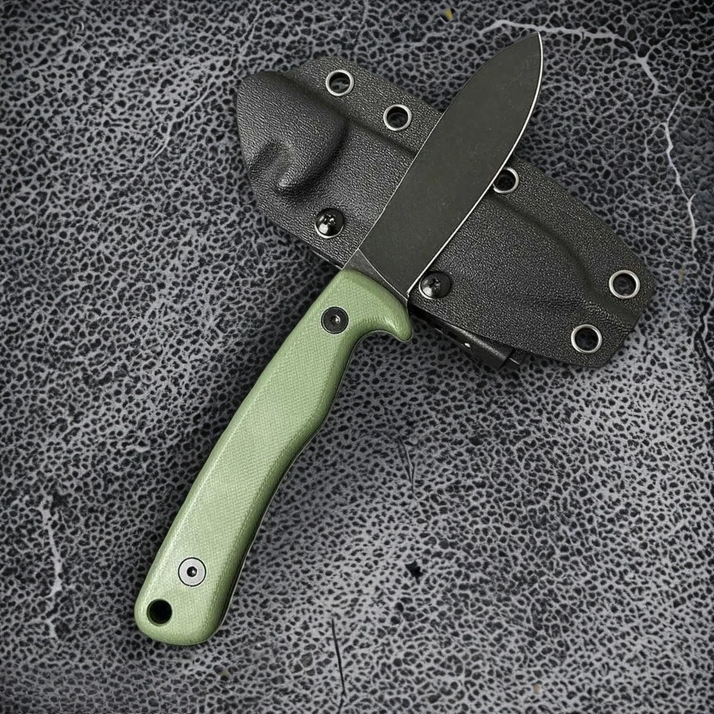 

Outdoor Fixed Blade 1095 High Carbon Steel Blade G10 Handle Jungle Tactical Hunting Camping Survival Knives with Kydex Sheath