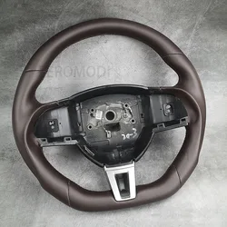 Steering Wheel For Jaguar XF XK  new Leather flat bottom