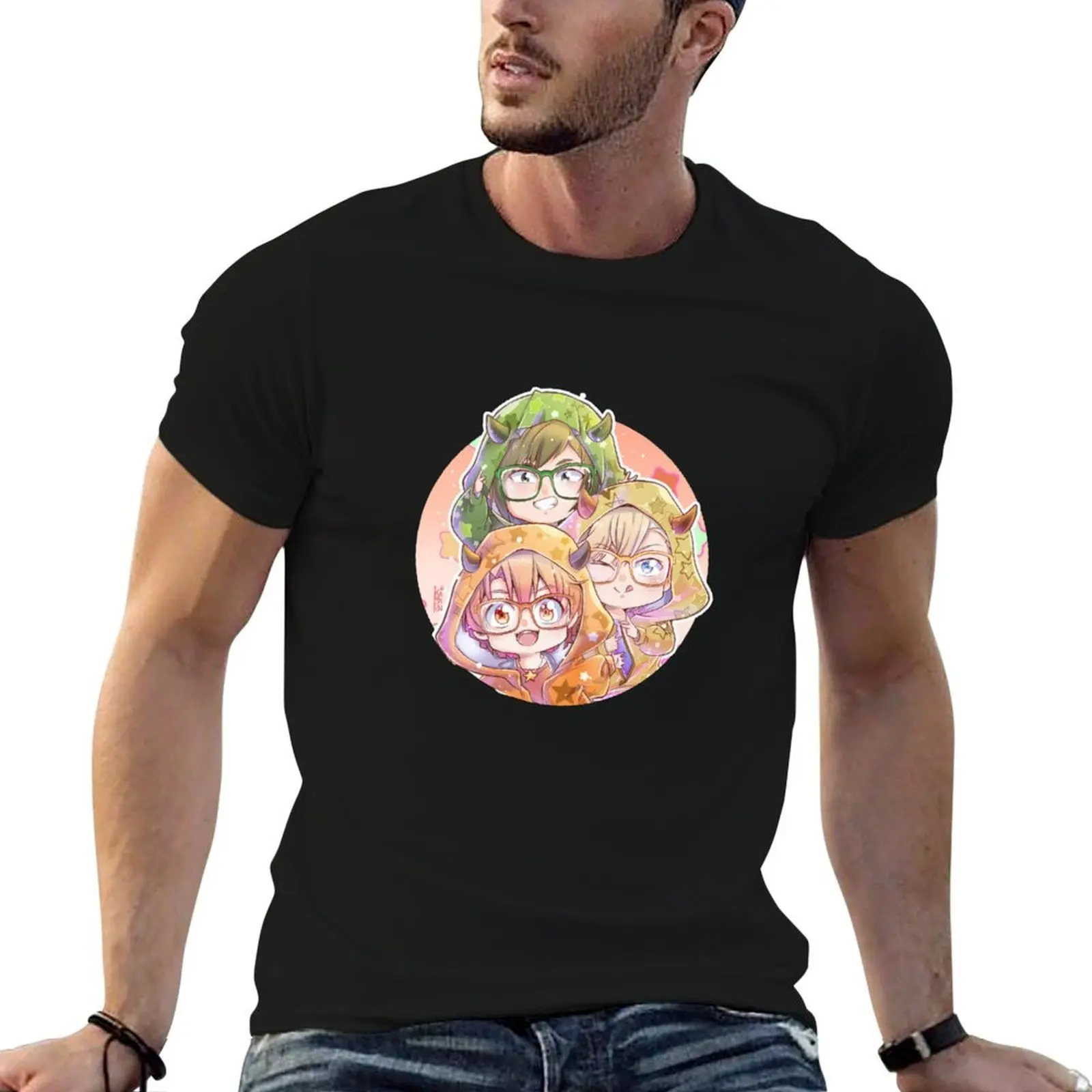 

Yamato + Mitsuki + Nagi = Pythagoras Trio! T-Shirt funny t shirts cotton cotton t shirts man 100% t shirt man designer T-shirt