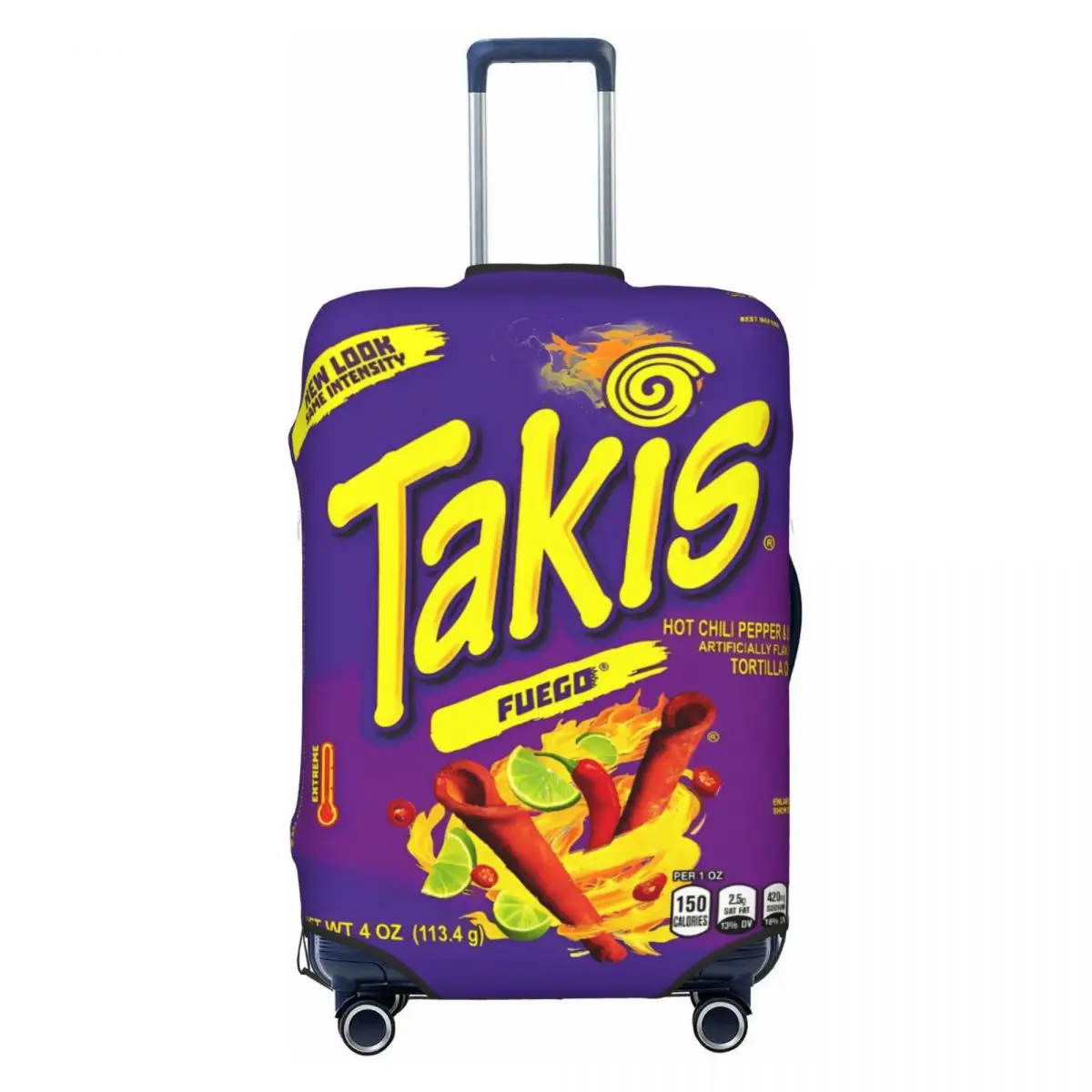 Takis Chili Suitcase Cover Mexican Tortilla Chips Business Protection Holiday Useful Luggage Accesories