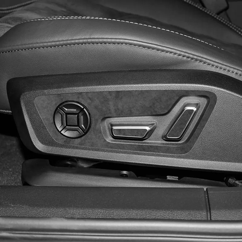 

For Audi C8 A6 A7 S6 S7 A6L (2019-2025) Seat Control Button Panel Trim Stickers Made of Alcantara Interior Tuning Accessories