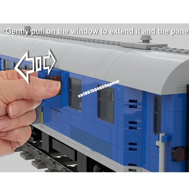 مدينة جديدة التقنية قطار السكك الحديدية Moc Schnabel سيارة Uaai 839 نموذج لغز مخصص لتقوم بها بنفسك الأفكار الإبداعية الاطفال اللعب هدايا عيد الميلاد