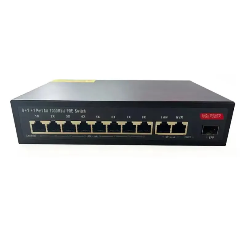 Cloud‑Managed L2 POE Switch 4‑16 Port 48V IEEE802.3af/at VLAN For Industrial IP Camera CCTV