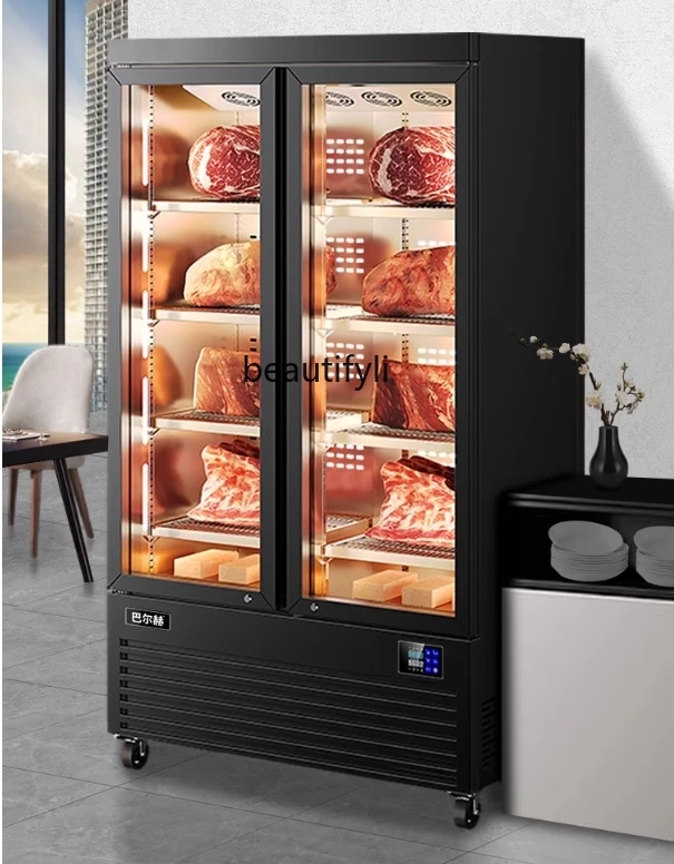 

Beef maturation cabinet Commercial steak acid cabinet Dry air freezing Wet display cabinet Refrigerated