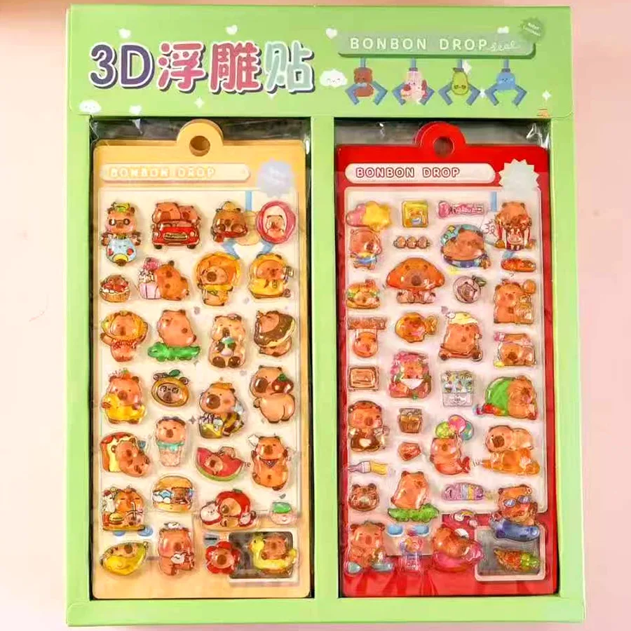 

Cartoon 3D Stickers Water Transfer Stickers Cute Children's Girl Cartoon Decoration Stickers