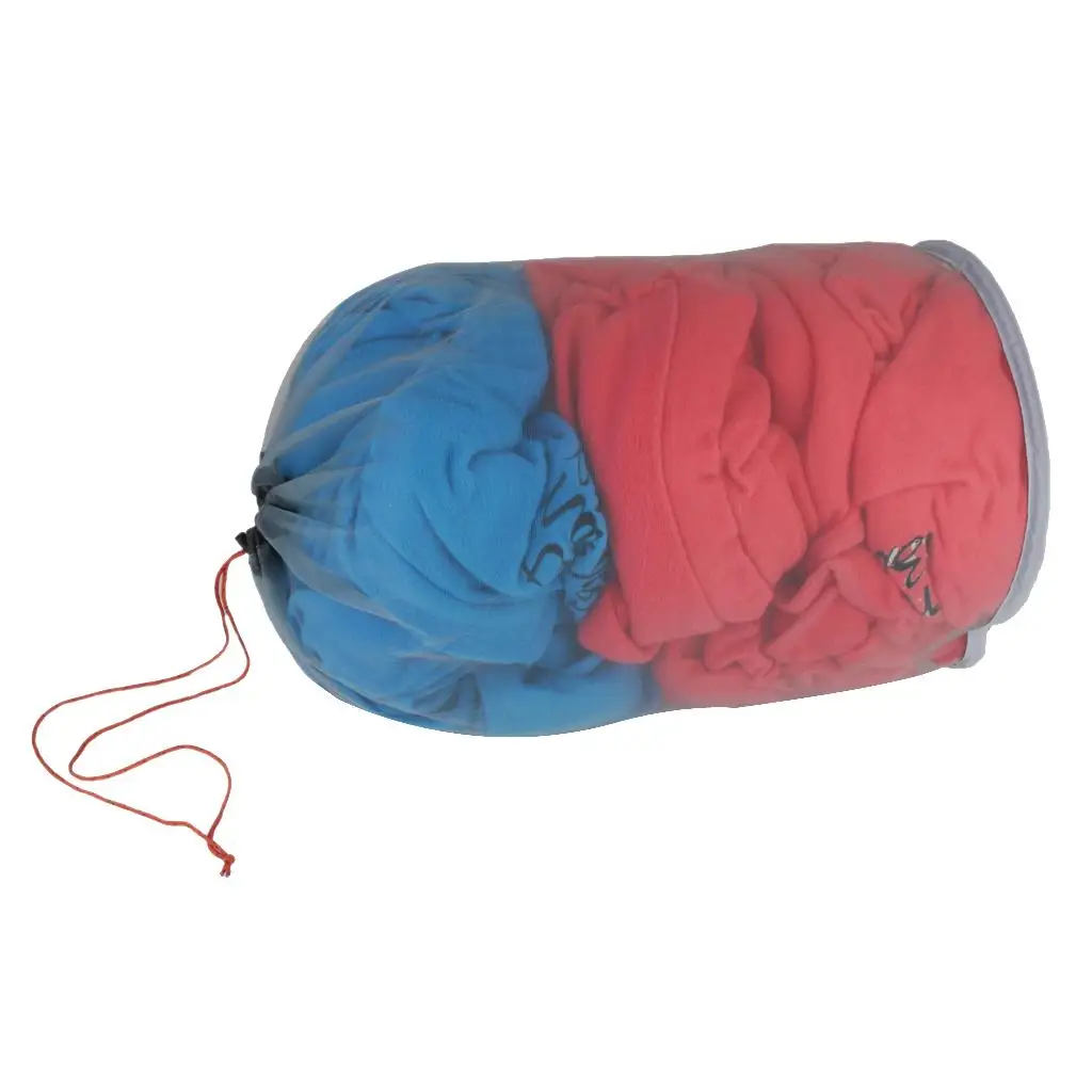 Outdoor Camping Kayaking Drawstring Compression Stuff Sack Mesh XXL