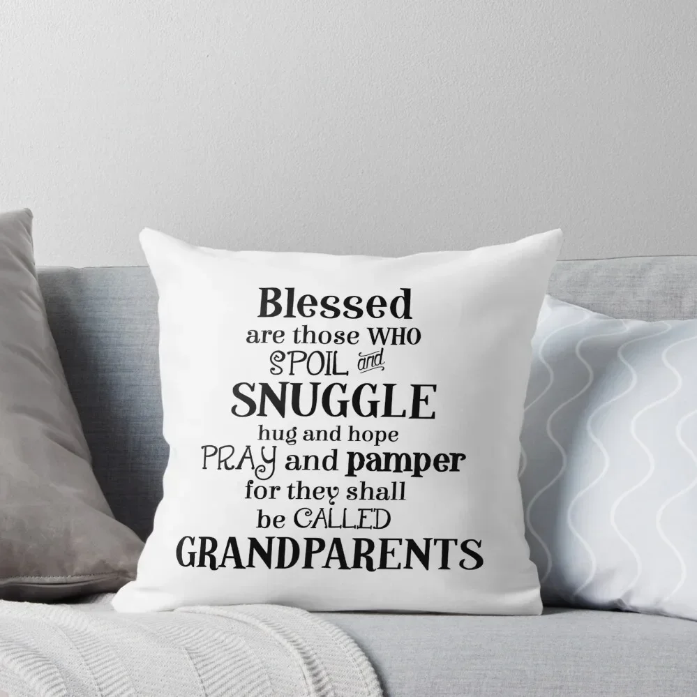 Blessed Are...Grandparents Throw Pillow pillow cover luxury Luxury Pillow Case Sofas Covers Anime