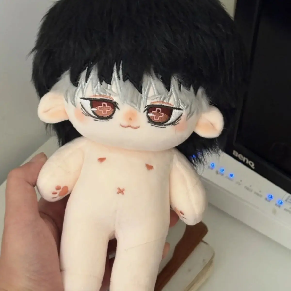 

Stuffed 20CM Kaiju No. 8 Narumi Gen Plush Doll Body Cute Cosplay Dress-up Cotton Doll Clothes Collectible Gift for Adults/kids