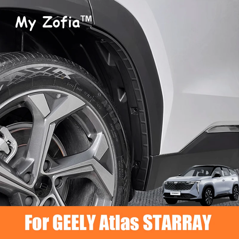 

For Geely Starray Atlas 2024 2025 Car ABS Car Mud Flaps Splash Guard Mudguards MudFlaps Front Rear Wheel Fender Auto Accessories