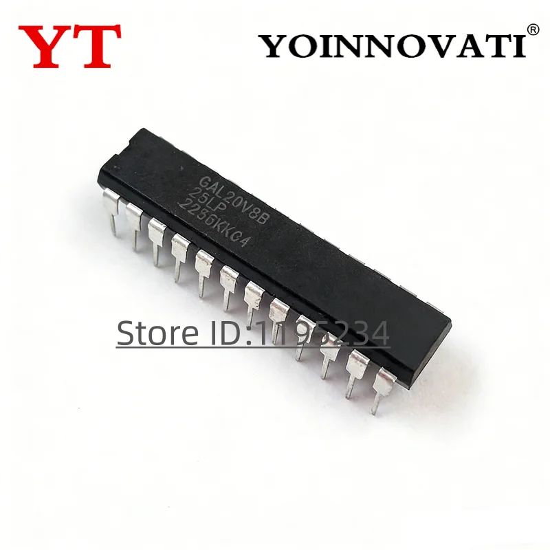 10 unids/lote GAL20V8B-25LP GAL20V8 GAL20V8B 25LP GAL20V8B-25LPN DIP-24