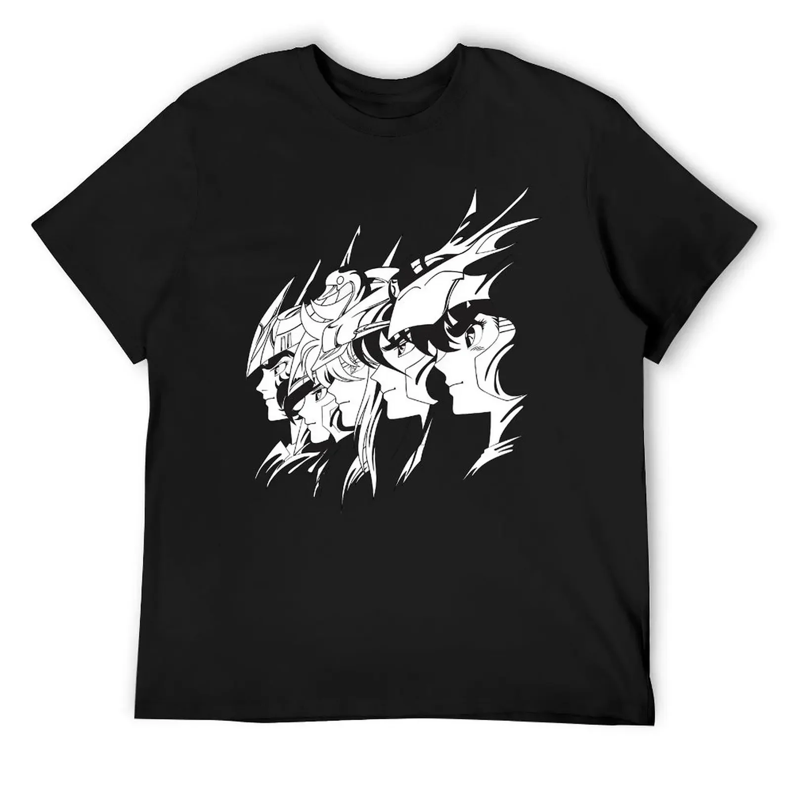 Crewneck Saint Seiya Bronze Knights For Sale T-shirt  Sports Tees Novelty Geeky Fitness Eur Size