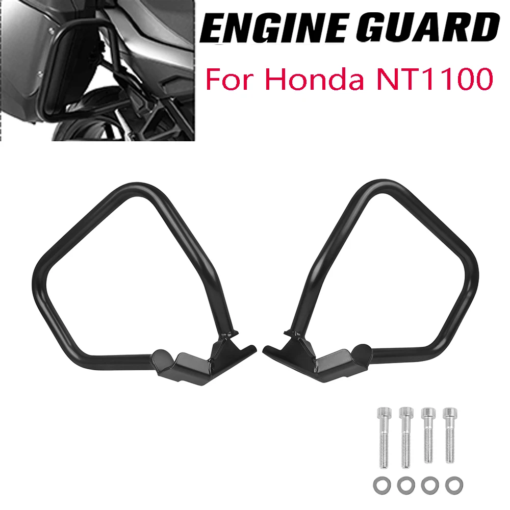 

Rear Saddlebag Guard For Honda NT1100 Crash Bars Side Bag Rail Protection Bumper Side Box Guard Bar NT 1100 DCT 2022-2024 2023