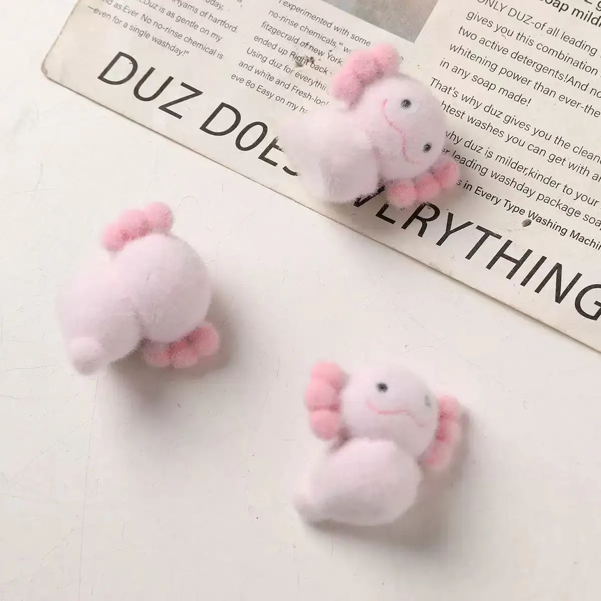10pcs Flocking Pink Dragon Resin Charms Animal Pendant DIY Phone Chains Keychain Earring Accessory for Jewelry Making Finding image 4