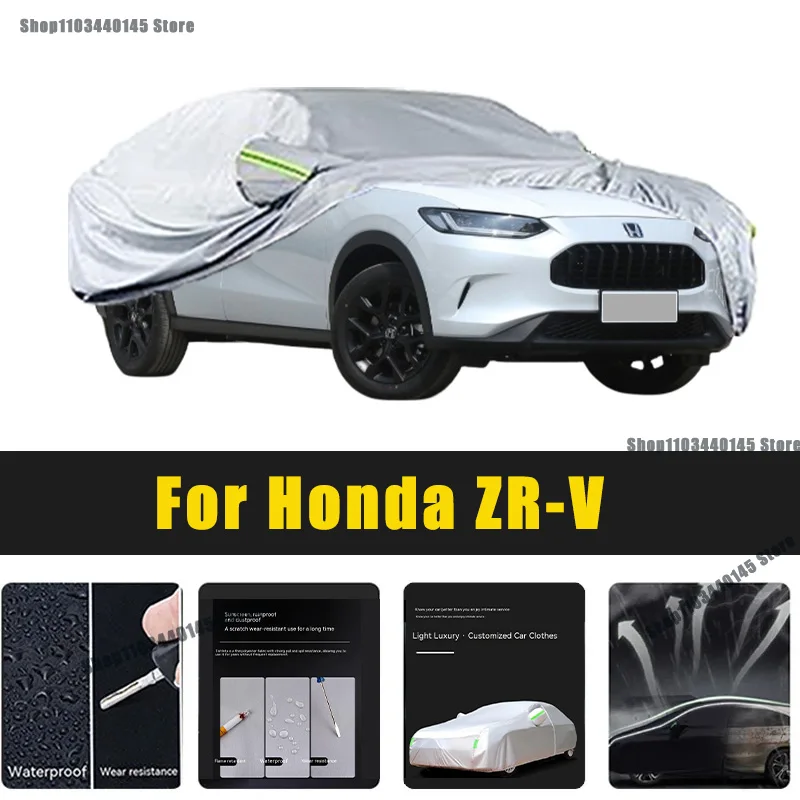 

Full Car Covers Outdoor Sun UV Protection Dust Rain Snow Oxford cover Protective For Honda ZR-V Accessories