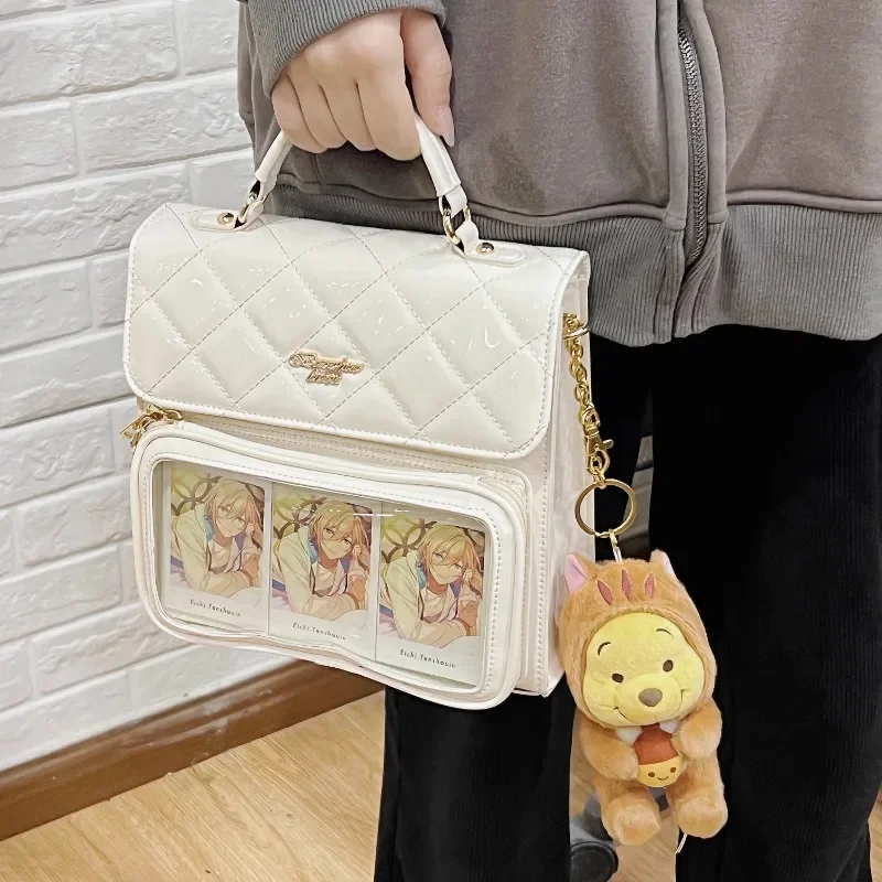 2024 Ita Bag Fashion Trendy Transparent Backpacks Women Chic Designed Clear Crossbody Bag Ladies Popular Handbag Bolsas Mujer