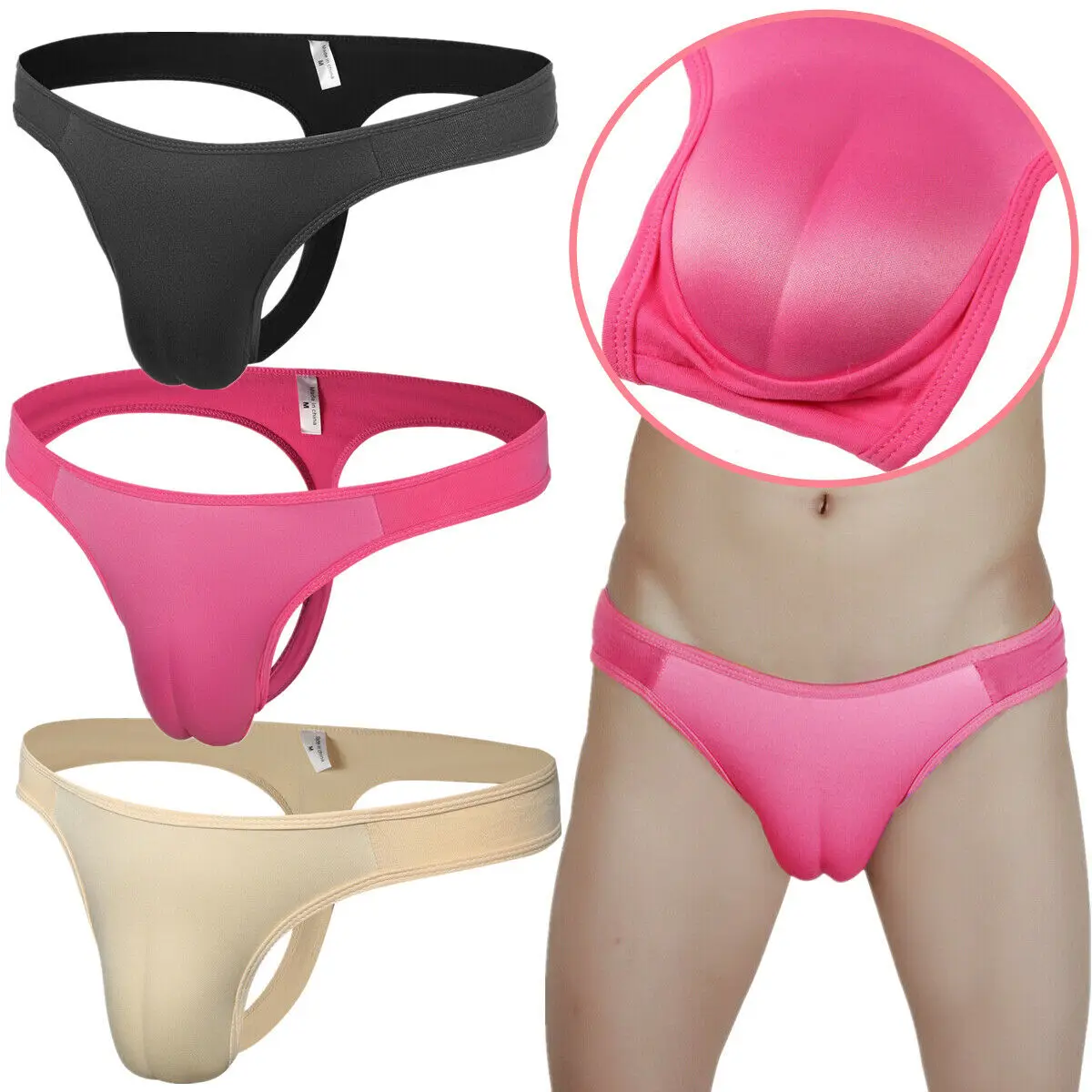 Mens Hiding Gaff Panties Fake Vagina Control Gaff Pant For Crossdresser Transgender Gay Shemale Camel Toe Underwear Sissy Thongs