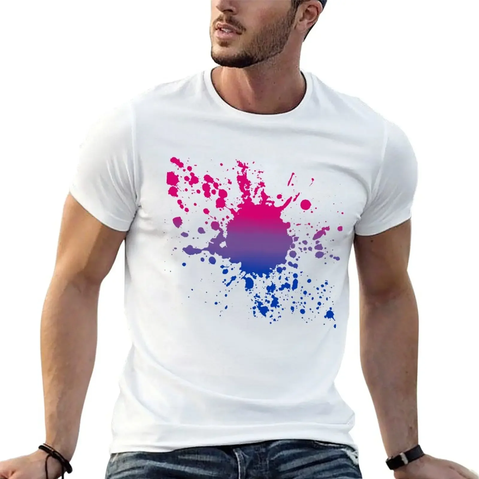 Subtly Bisexual T-Shirt man t shirt cute tops anime Men's t-shirts