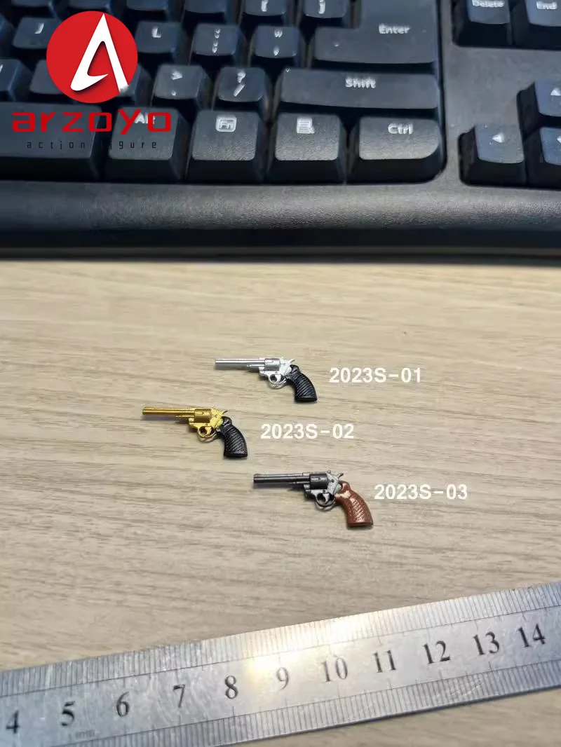 2023s Serie 1/12 Schaal AK47 Revolver Pistool Wapen Model Accessoires Fit 6 ''Man Vrouwelijke Soldaat Action Figure speelgoed