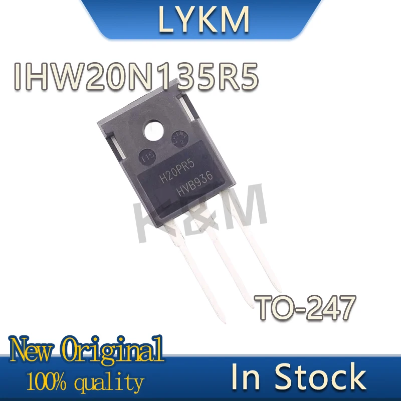 

5/PCS New Original IHW20N135R5 H20PR5 40A1350V TO-247 IGBT induction stove tube In Stock