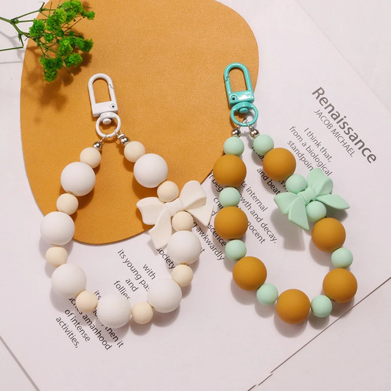 

New Type Of Mobile Phone Lanyard Anti Loss Mobile Phone Key Chain Bag Hanging Decoration Curved Decorative Key Ring